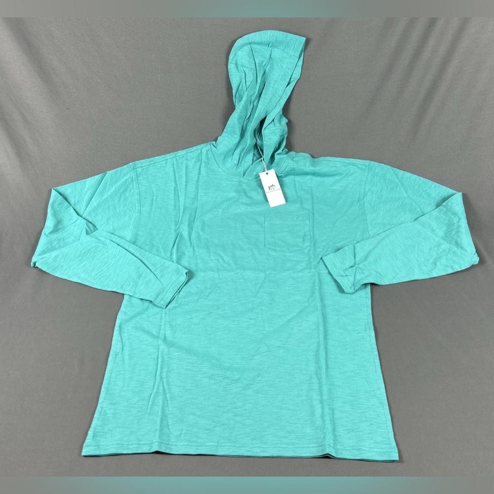 Southern Tide Golf Hoodie Pullover Andreas Sea Farer Medium Tidal Wave Blue